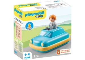 Playmobil 71323 1-2-3   Push & Go Car