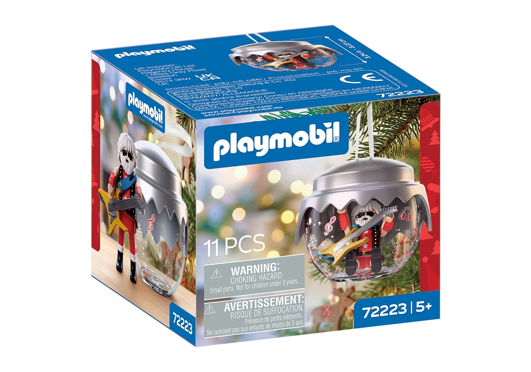 Playmobil 72223 Christmas Weihnachtskugel Rockstar