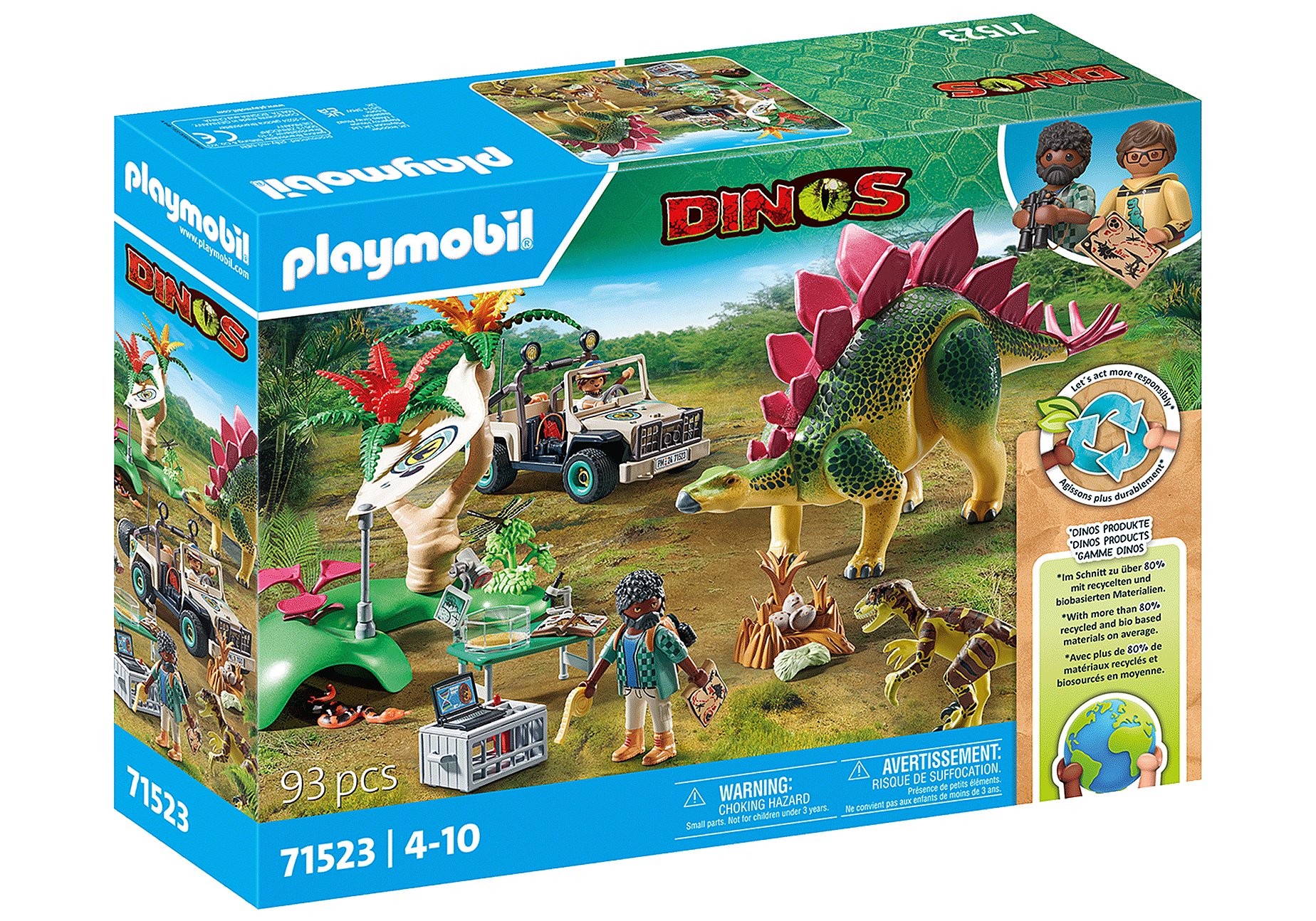 Playmobil 71523  Dinos  Forschungscamp mit Dinos