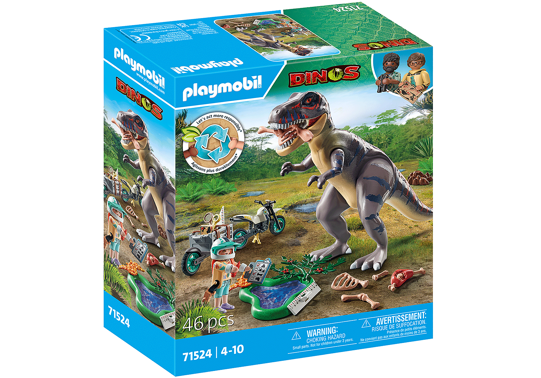 Playmobil 71524  Dinos  T-Rex-Spurensuche