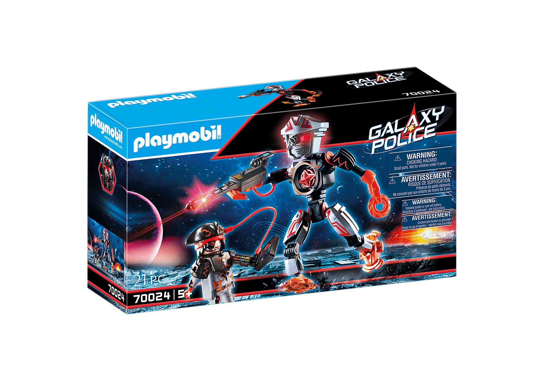 Playmobil 70024  Galaxy Police  Pirates Roboter