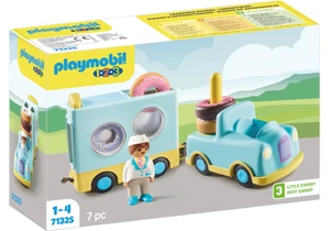 Playmobil 71325 1-2-3   Verrückter Donut Truck mit Stapel- und Sortierfunktion