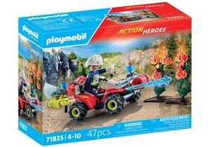 Playmobil 71825    Feuerwehr Quad löscht Heckenbrand