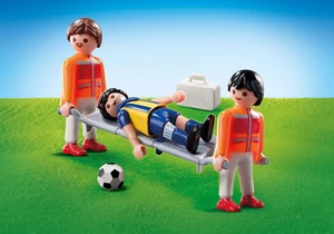 Playmobil 9826    Sanitäter mit Fußballspieler (Folienverpackung)