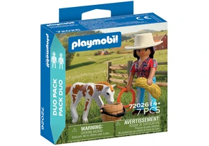 Playmobil 72026   DuoPack Reiterin mit Fohlen