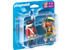 Playmobil 4127 Pirates DuoPack Pirat und Rotrock