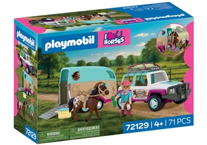 Playmobil 72129 I Love Horses Geländewagen mit Pferdeanhänger