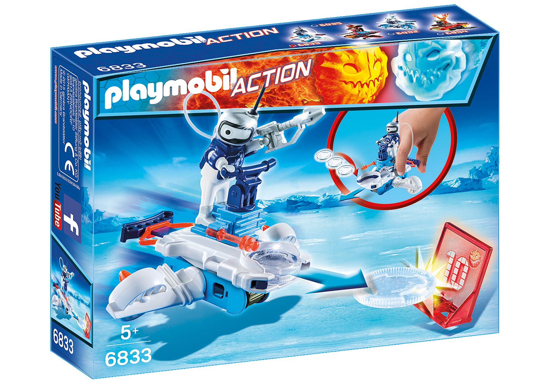 Playmobil 6833  Action  Icebot mit Disc-Shooter