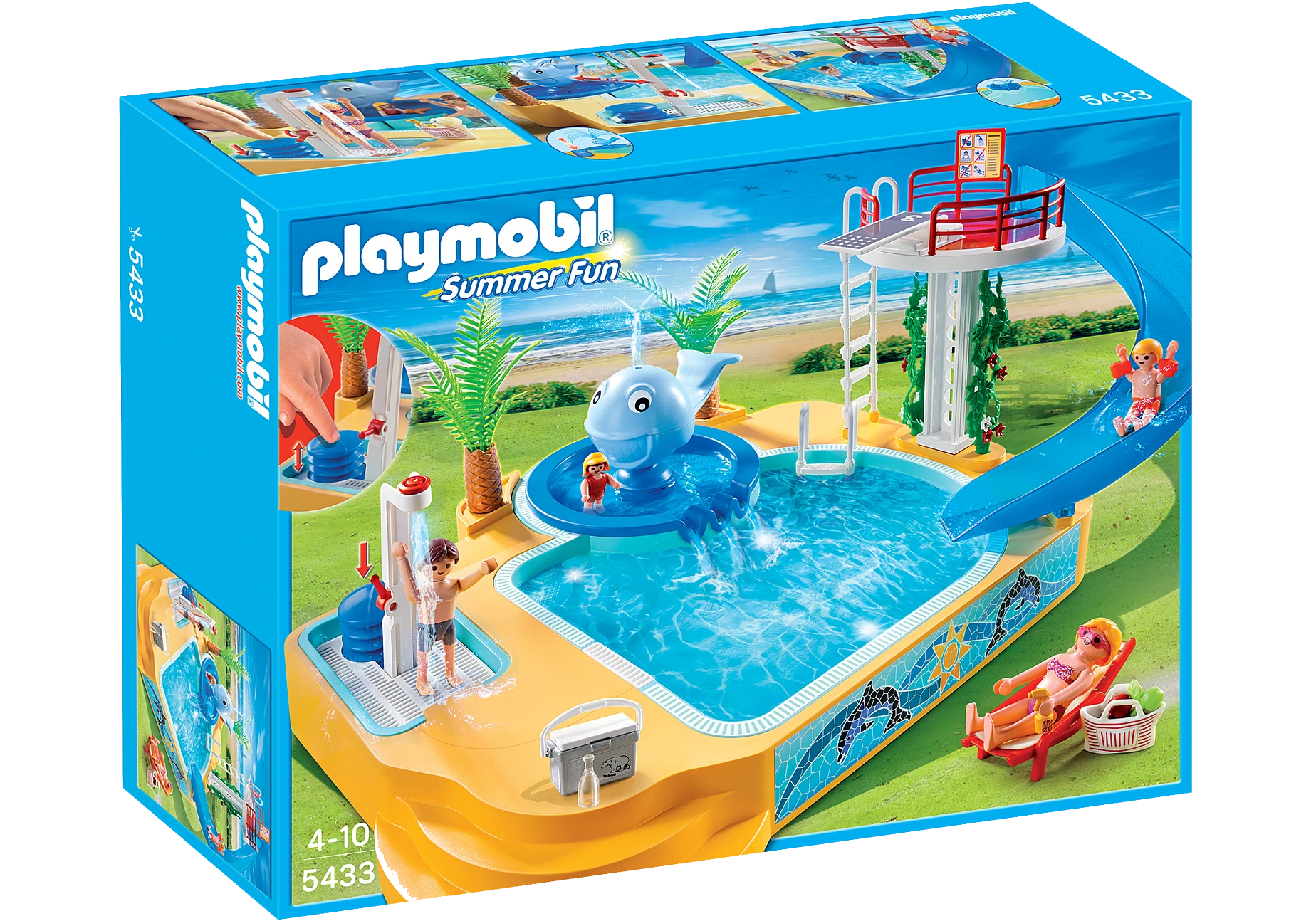 Playmobil 5433  Summer Fun  Erlebnisbad mit Sprudel-Wal