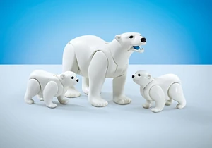 Playmobil 9833    Polarbären Familie (Folienverpackung)