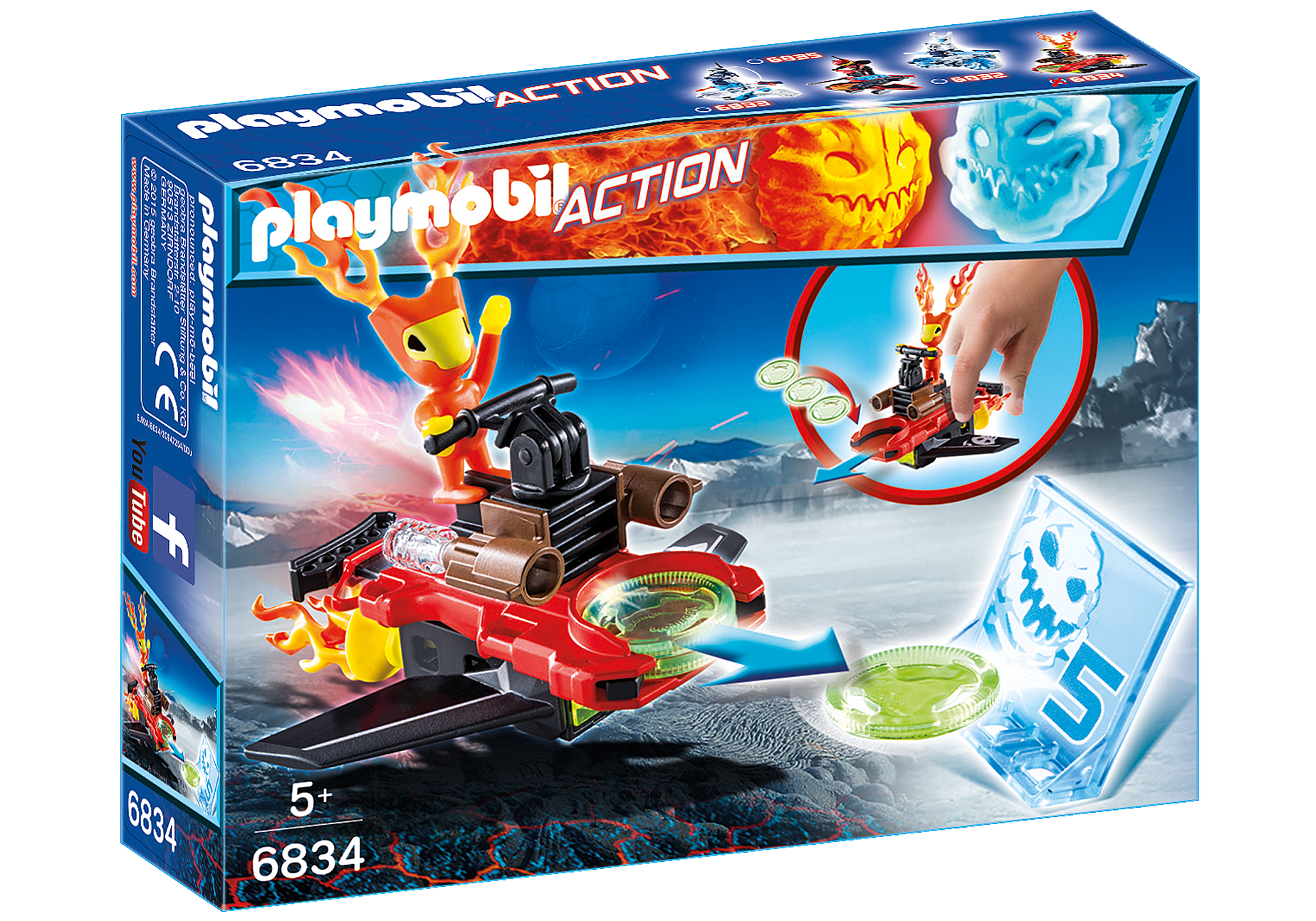 Playmobil 6834  Action  Sparky mit Disc-Shooter