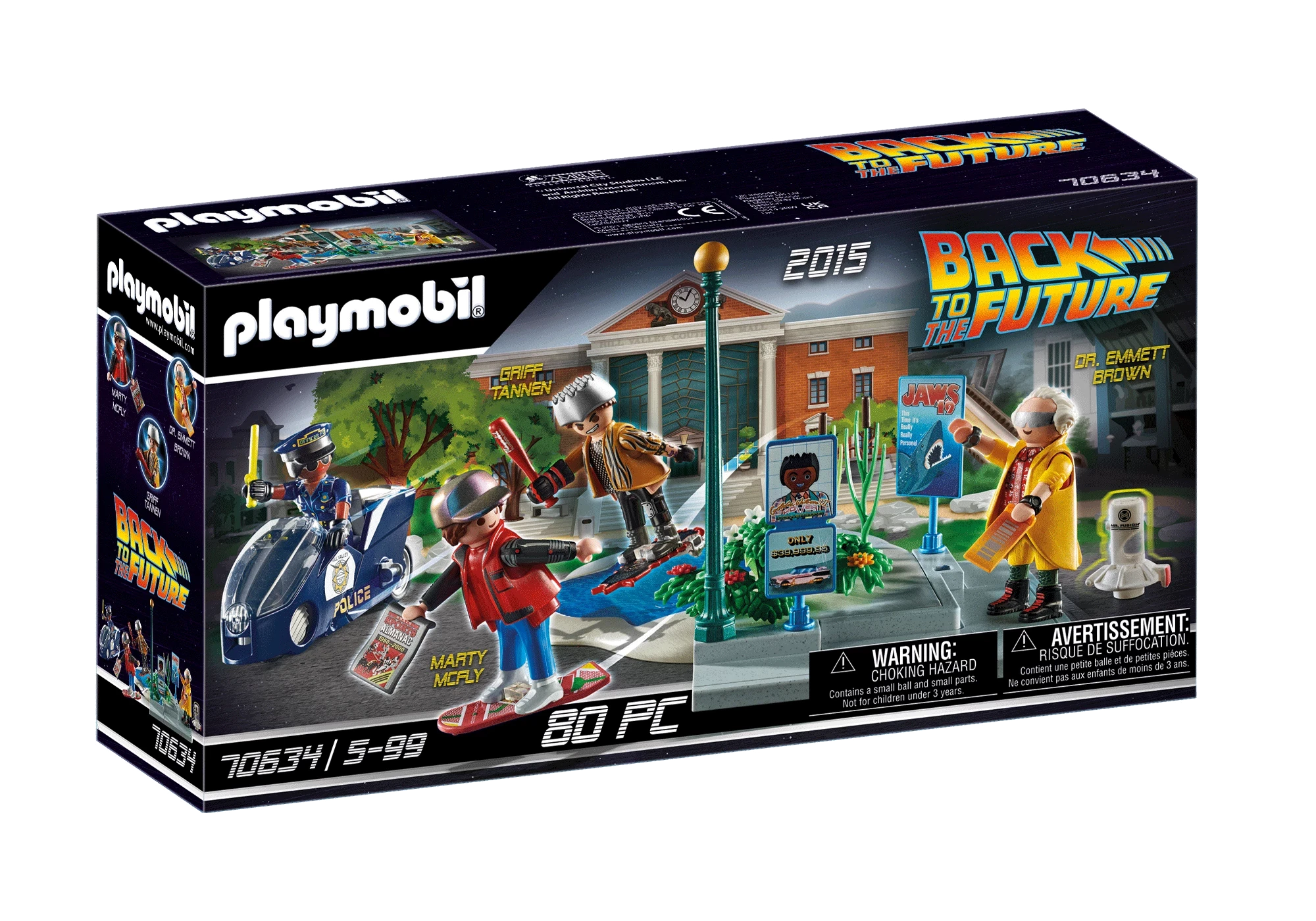 Playmobil 70634  Back to the Future  Part II Verfolgung mit Hoverboard