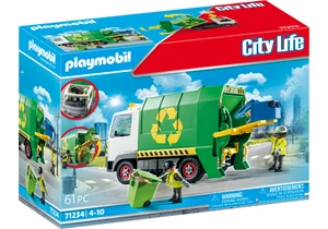 Playmobil 71234  City Life  Amerikanischer Grüner Recycling Truck
