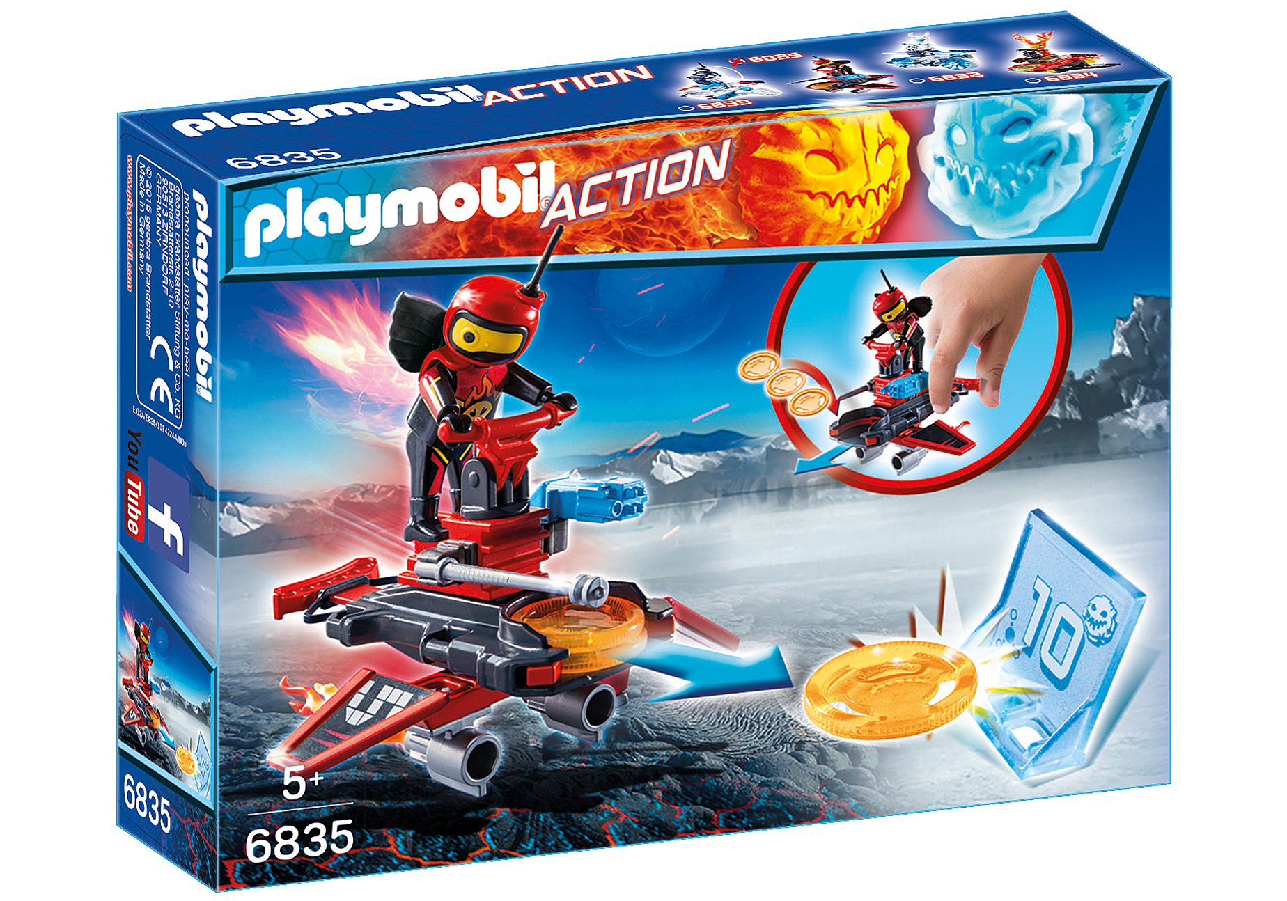 Playmobil 6835  Action  Firebot mit Disc-Shooter