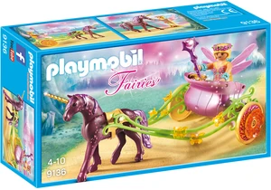 Playmobil 9136  Fairies  Blumenfee mit Einhornkutsche