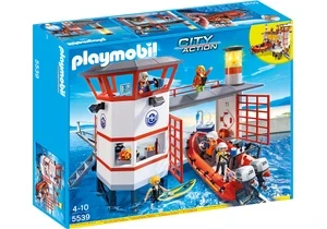 Playmobil 5539 City Action Küstenwachstation mit Leuchtturm