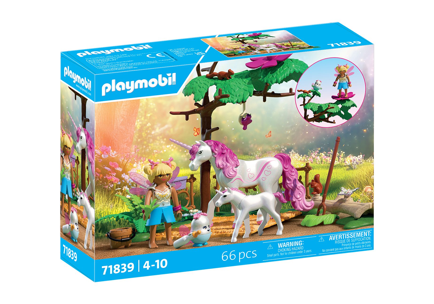 Playmobil 71839  Magic Unicorns  Zauberhafter Einhorn-Stall für Mama und Fohlen
