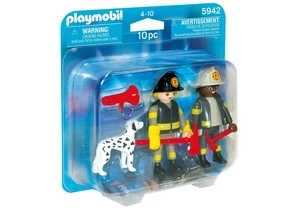 Produktbild von Playmobil 5942   DuoPack Feuerwehrmänner mit Hund