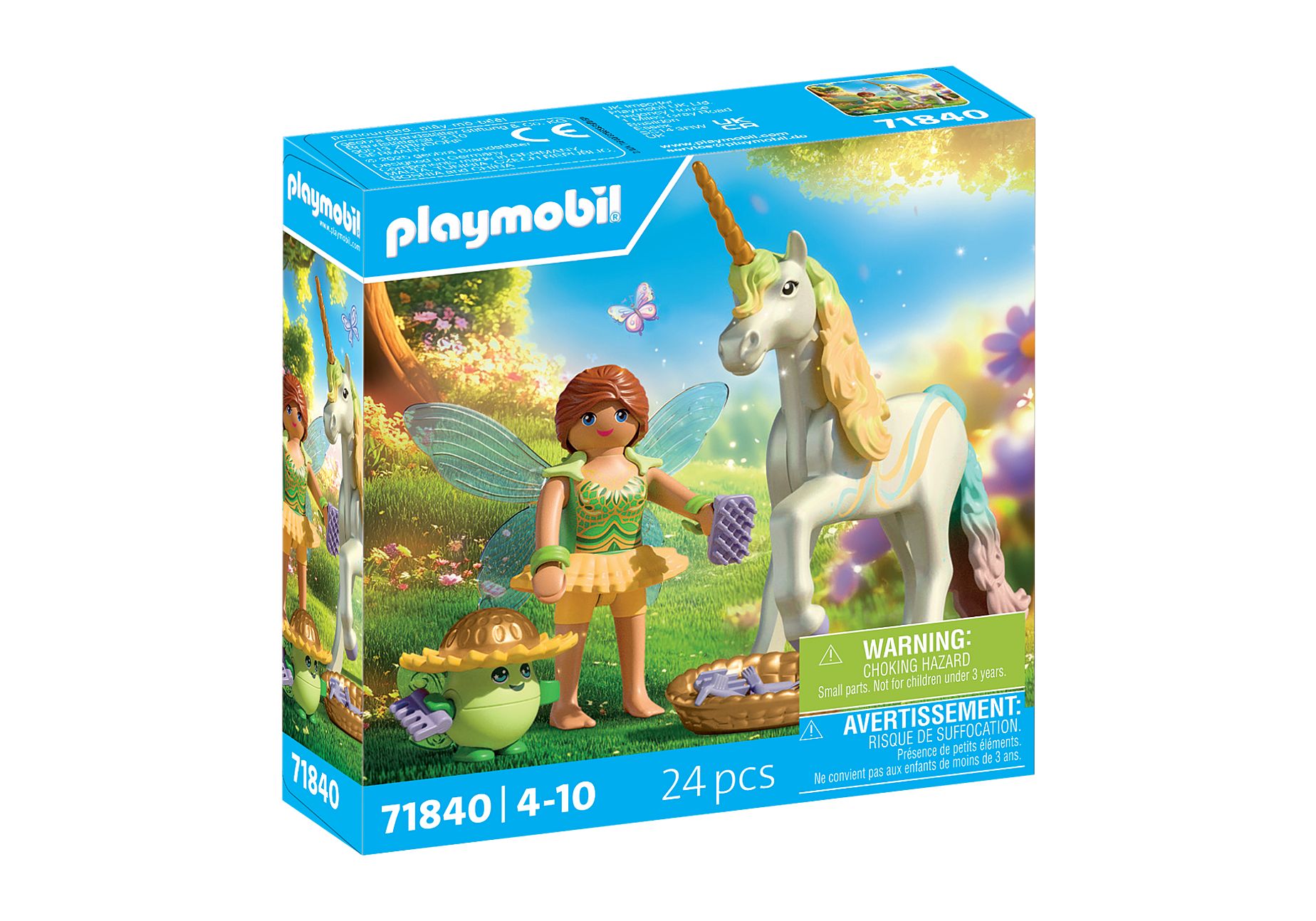 Playmobil 71840  Magic Unicorns  Sammeleinhorn Regenbogenblume mit Fee