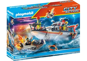 Playmobil 70140  City Action  Seenot: Löscheinsatz mit Rettungskreuzer