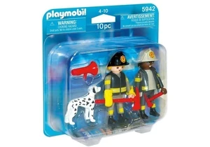 Playmobil 5942   DuoPack Feuerwehrmänner mit Hund