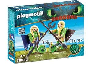 Playmobil 70042  Dragons  Raffnuss und Taffnuss im Fluganzug