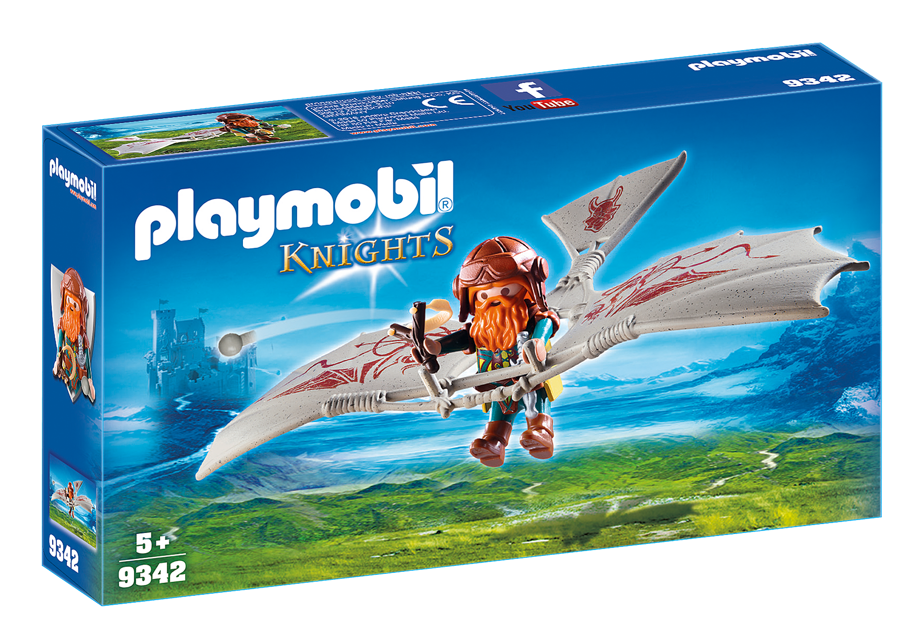 Playmobil 9342  Knights  Zwergenflugmaschine