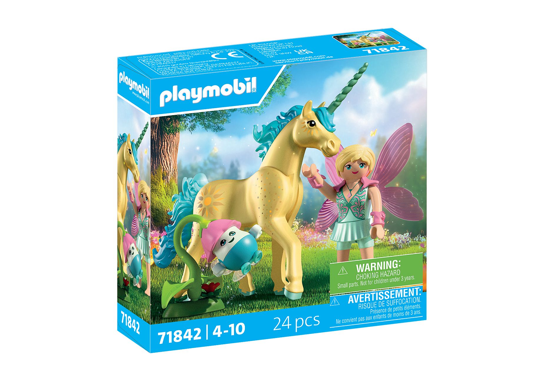 Playmobil 71842  Magic Unicorns  Sammeleinhorn Sonnenscheinblüte mit Fee