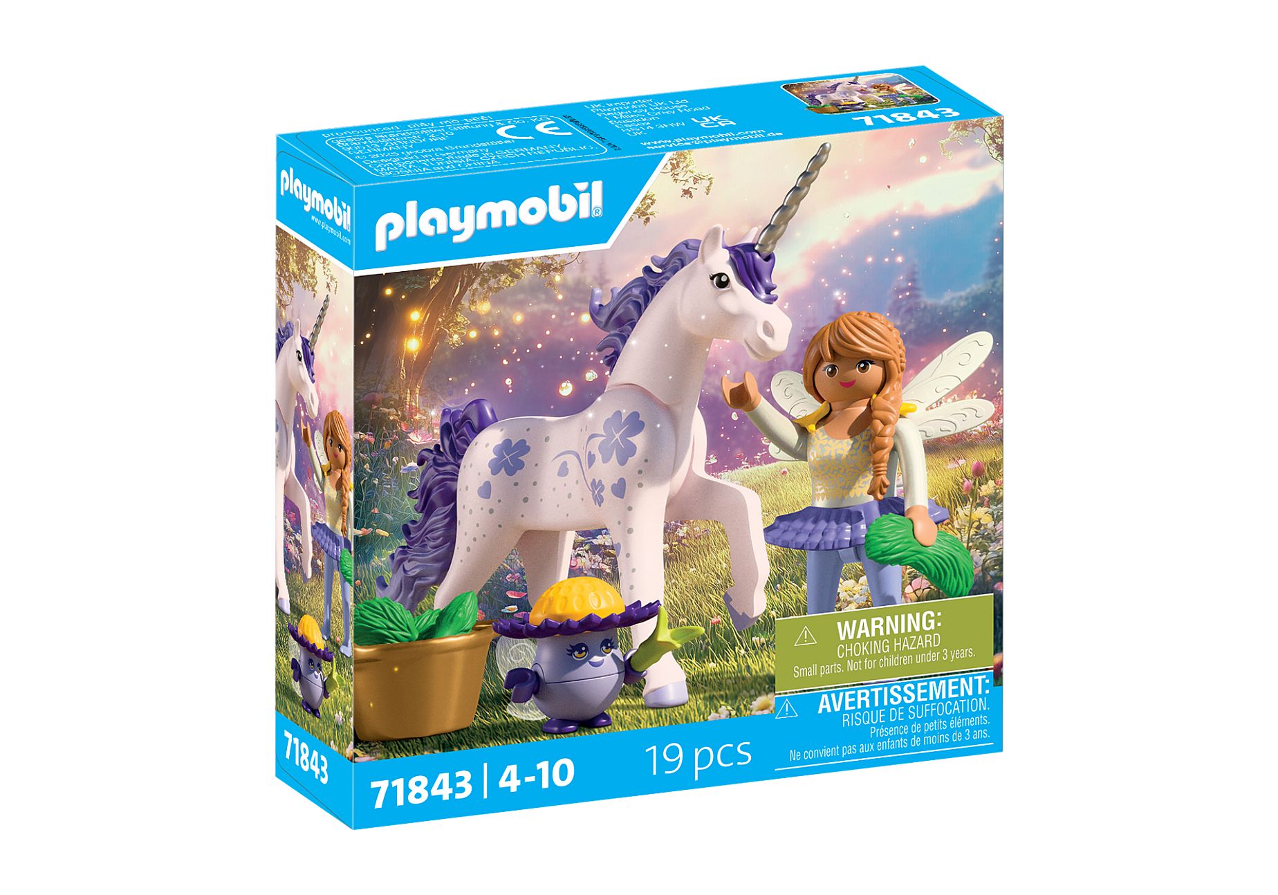 Playmobil 71843  Magic Unicorns  Sammeleinhorn Glückslavendel mit Fee