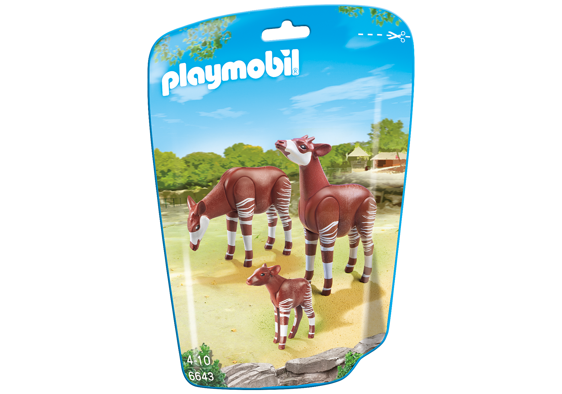 Playmobil 6643 Wild Life 2 Okapis mit Baby