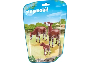 Playmobil 6643 Wild Life 2 Okapis mit Baby – Bild 1