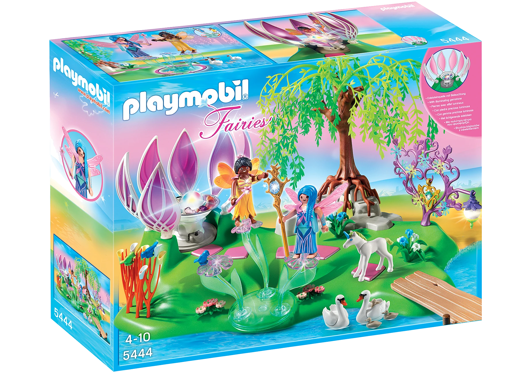 Playmobil 5444  Fairies  Feeninsel mit magischer Edelsteinquelle