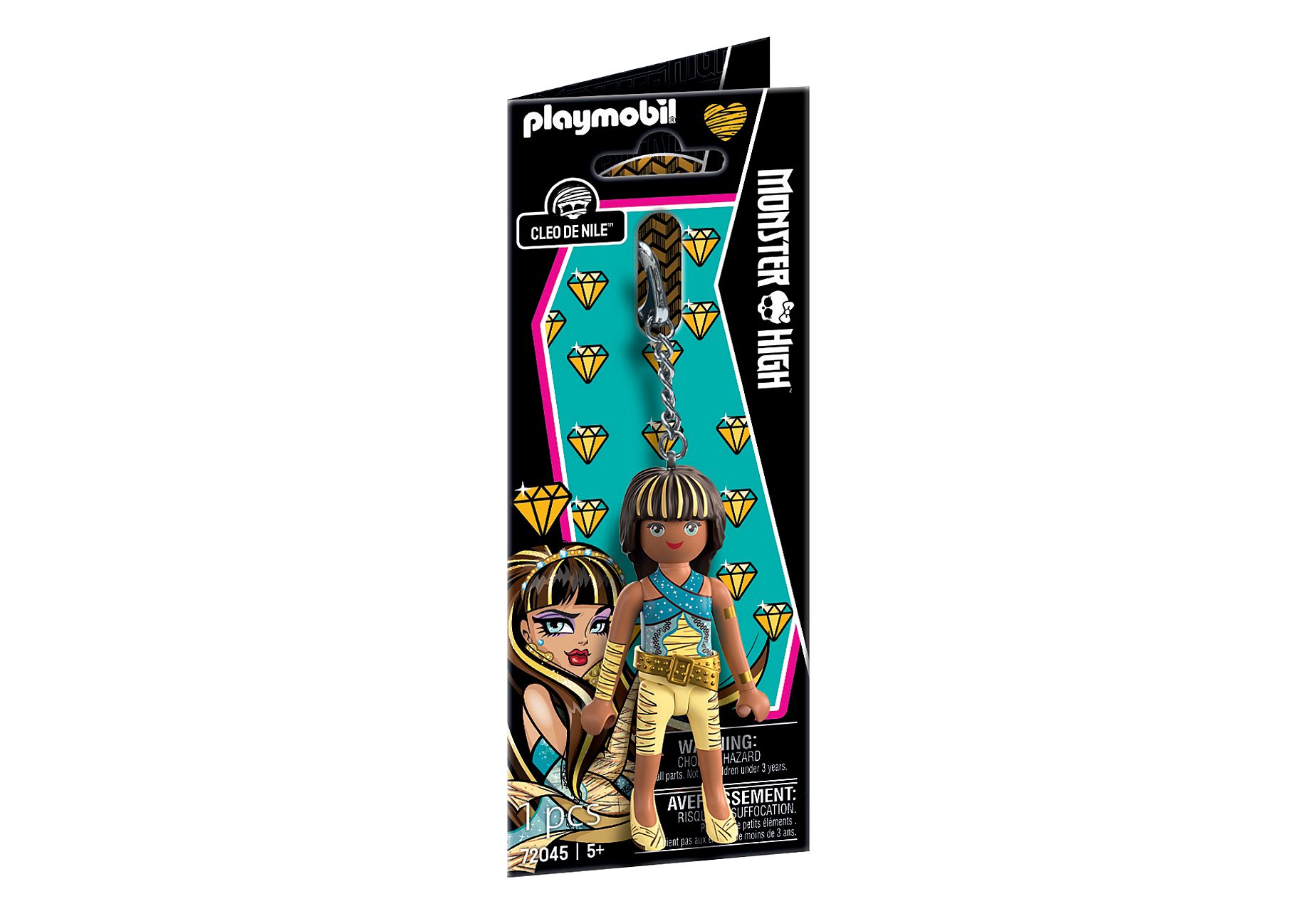 Playmobil 72045  Monster High Schlüsselanhänger Cleo De Nile