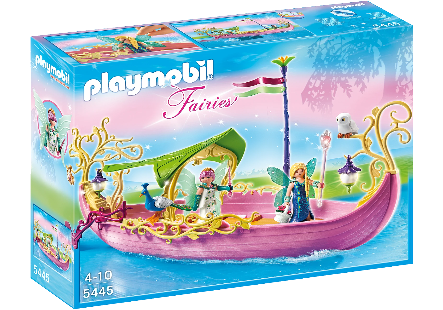 Playmobil 5445  Fairies  Prunkschiff der Feenkönigin