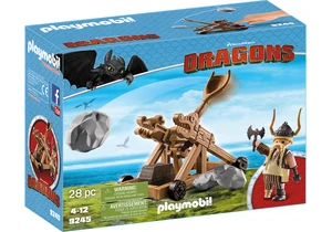 Playmobil 9245  Dragons  Grobian mit Katapult