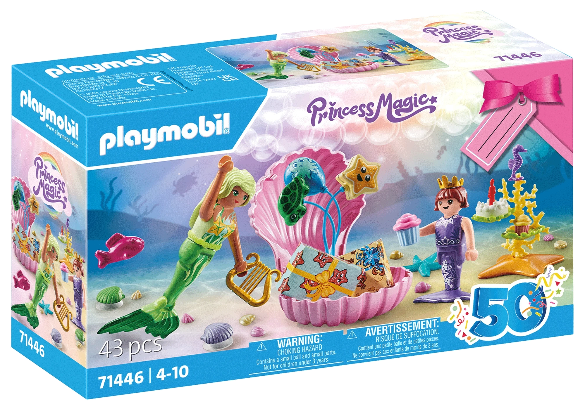 Playmobil 71446  Princess Magic  Meerjungfrauen-Geburtstagsparty