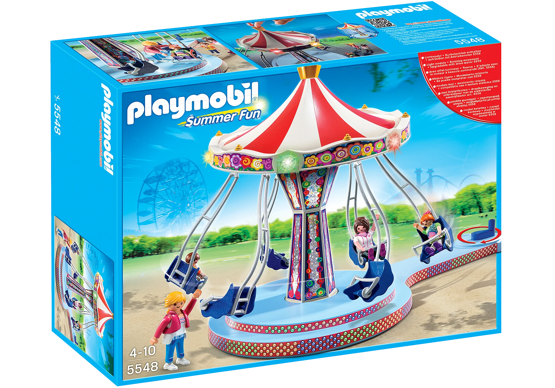 Playmobil 5548  Summer Fun  Kettenkarussell mit bunter Beleuchtung