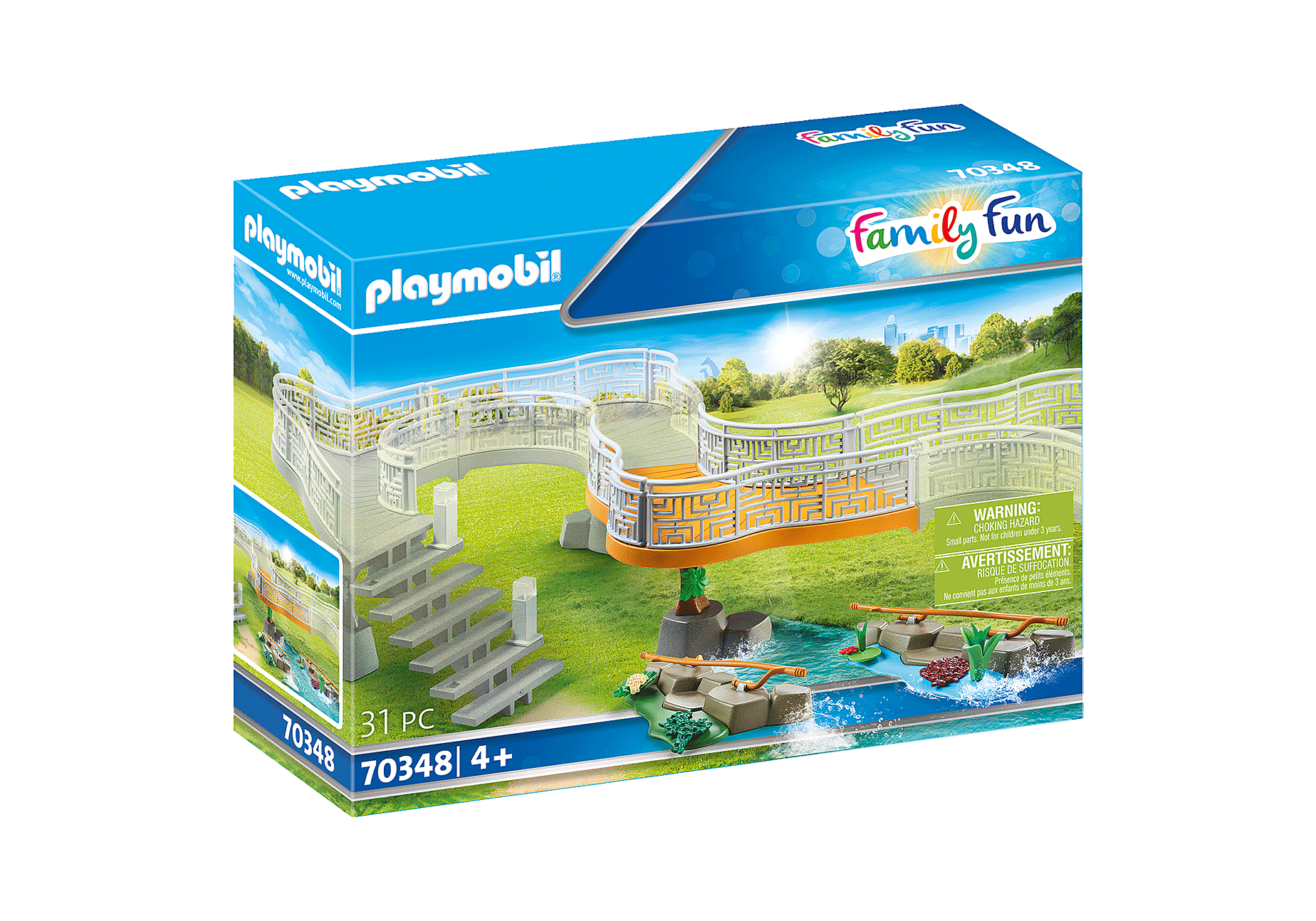 Playmobil 70348  Family Fun  Erweiterungsset Erlebnis Zoo (Folienverpackung)