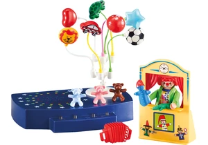 Playmobil 6448    Fröhlicher Clown mit Kasperltheater und Musikbühne (Folienverpackung)