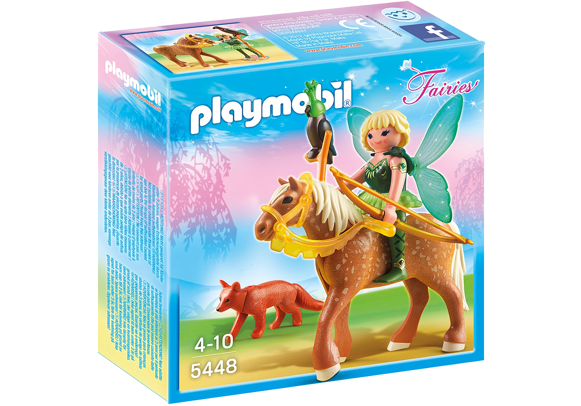 Playmobil 5448  Fairies  Waldfee Diana mit Mondpferd