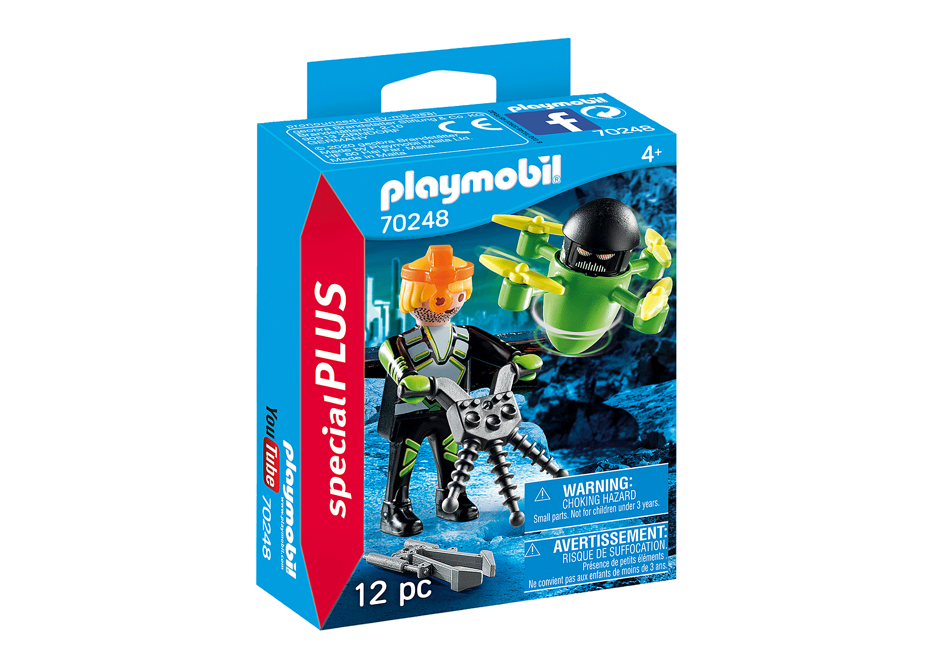 Playmobil 70248  Special Plus  Agent mit Drohne