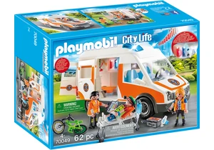 Playmobil 70049  City Life  Rettungswagen mit Licht und Sound