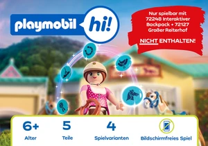 Playmobil 72249 hi! Magische Sticker Reiterhof 72127