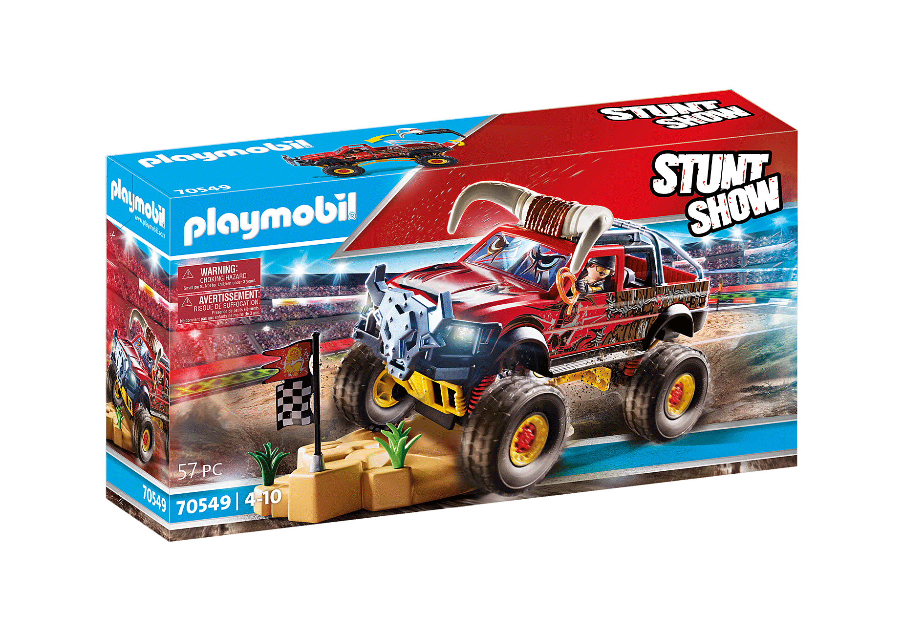 Playmobil 70549  Stunt Show  Monster Truck Horned