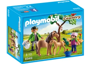 Playmobil 6949  Country  Ponymama mit Fohlen