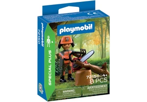 Playmobil 72150 Special Plus Waldarbeiter mit Kettensäge