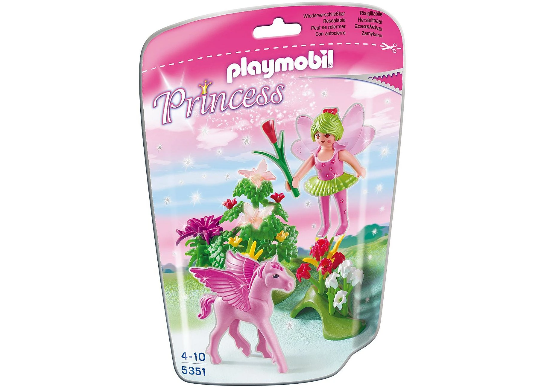 Playmobil 5351  Fairies  Frühlingsfee mit Pegasusbaby
