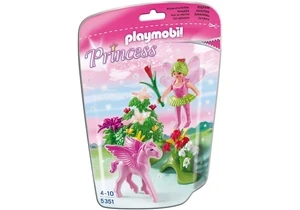 Playmobil 5351  Fairies  Frühlingsfee mit Pegasusbaby