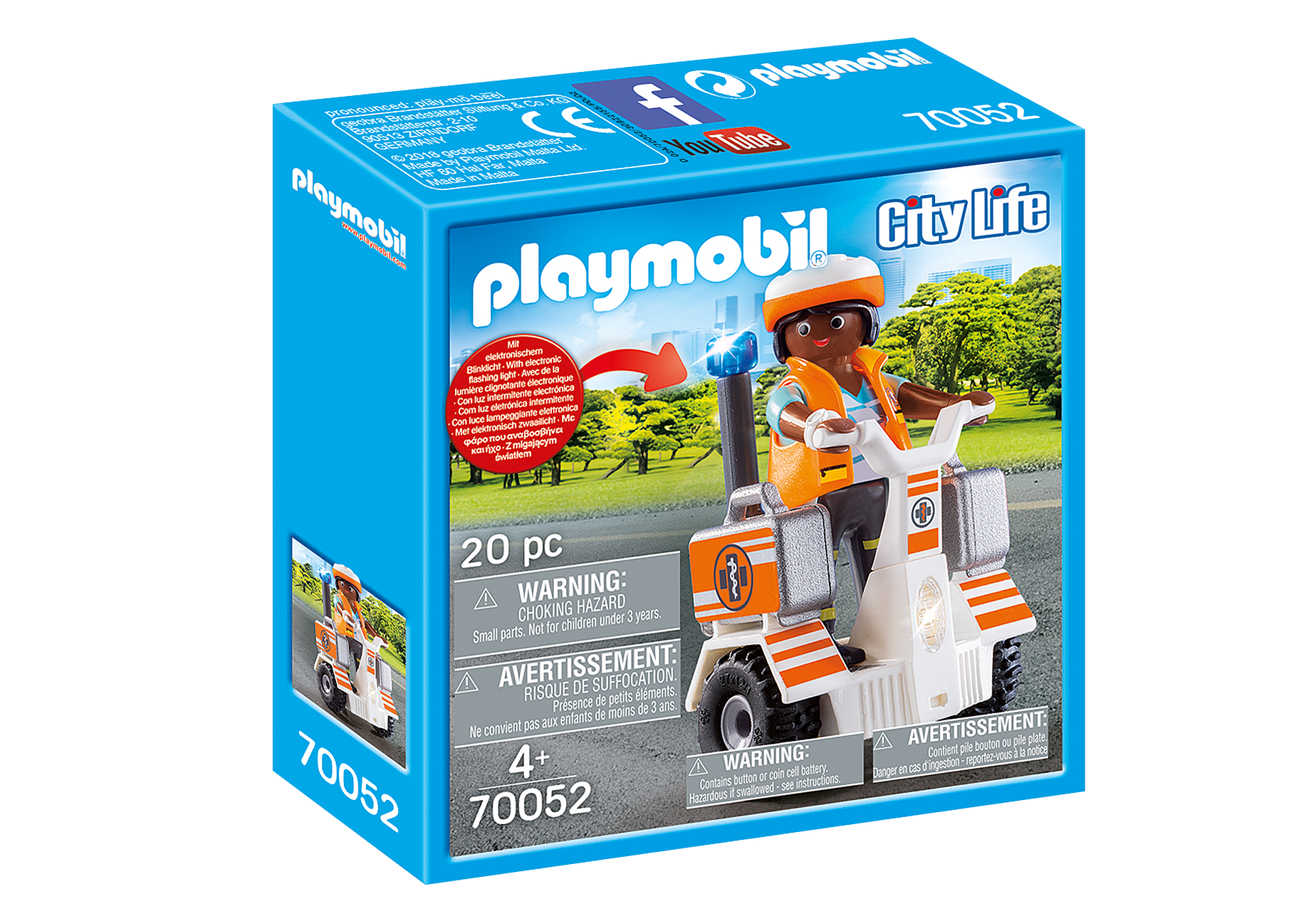 Playmobil 70052  City Life  Rettungs-Balance-Roller