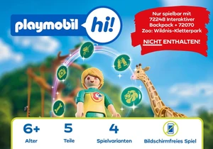 Playmobil 72252 hi! Magische Sticker Zoo 72070